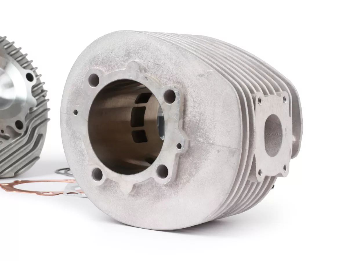 Silinder -POLINI 221 ccm (2023) aluminium, stroke 60mm- Vespa PX200, Rally200 - dengan kepala silinder