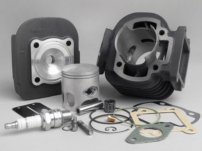 Cylindre -POLINI 70 cc Corsa- Minarelli AC (cylindre vertical) - BOOSTER, BUMP50, BWS50, SLIDER50, SPY, SR50 (-1994), STUNT, ZUMA50, AMICO