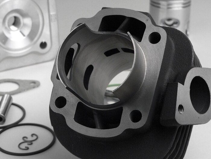 Cilindro -POLINI 70 ccm Sport- Minarelli horizontal AC, CPI Euro 1 - Pasador de pistón de 10mm -