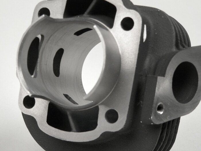 Silinder -POLINI 70 ccm Sport- CPI Euro 2 - pin piston 12mm - (flensa knalpot miring 0°)