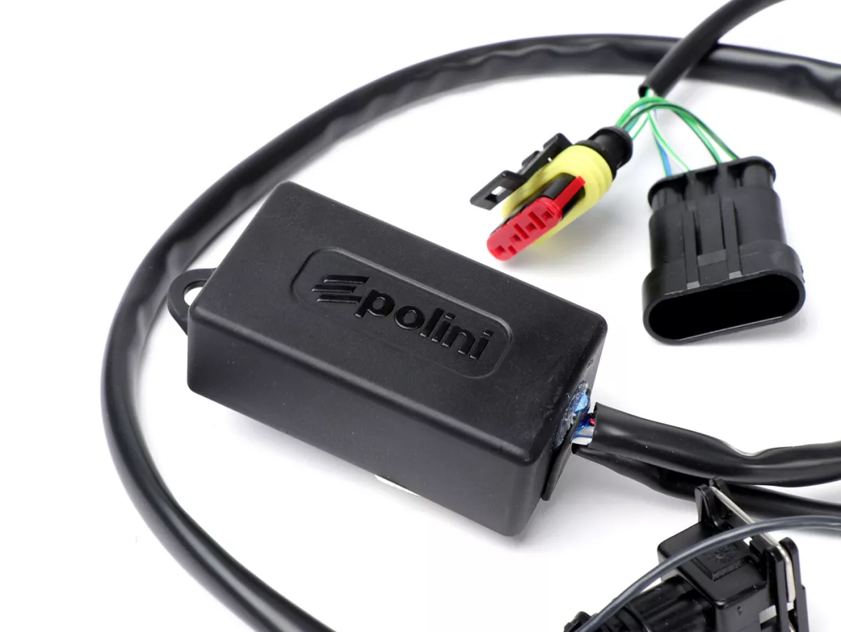 CDI -POLINI- ECU - Piaggio 300 ccm ie (Euro 3/4) - VESPA GTS 300, GTV 300 (M454M), GTS 300, GTV 300 (MA33M), GTS 300, GTS Super 300 (MA36M), PIAGGIO Beverly 300, Carnaby 300, MP3 300, APRILIA SR Max 300, Sport City 300