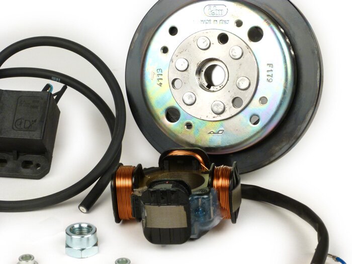 Tändning -POLINI IDM- Vespa PX, Cosa - modeller utan elektrisk startmotor