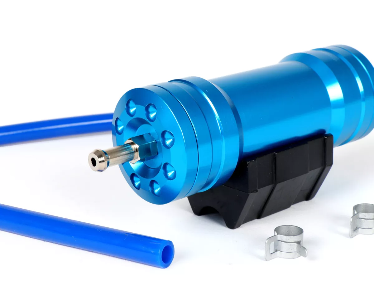 Fuel compensator boost bottle -POLINI- CNC blue