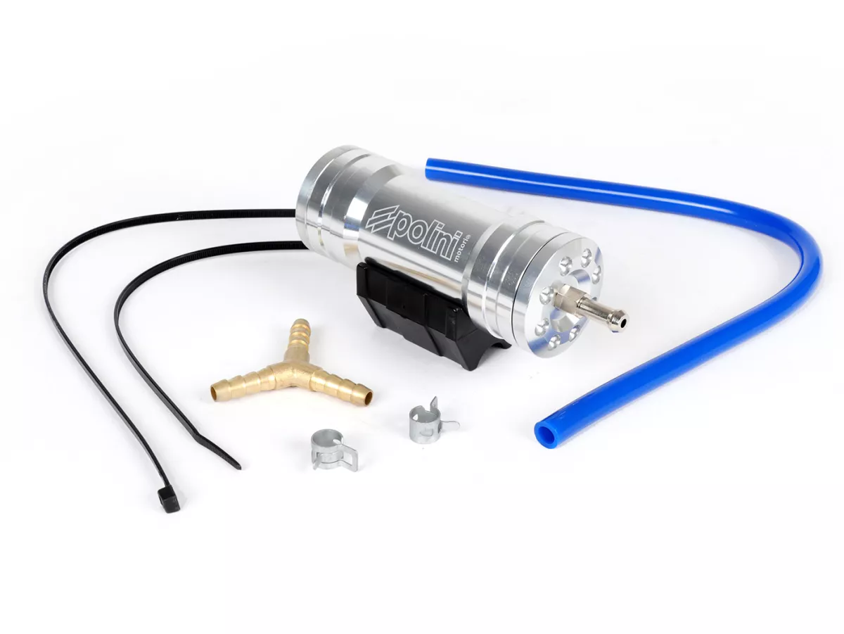 Boost fles -POLINI- CNC chroom