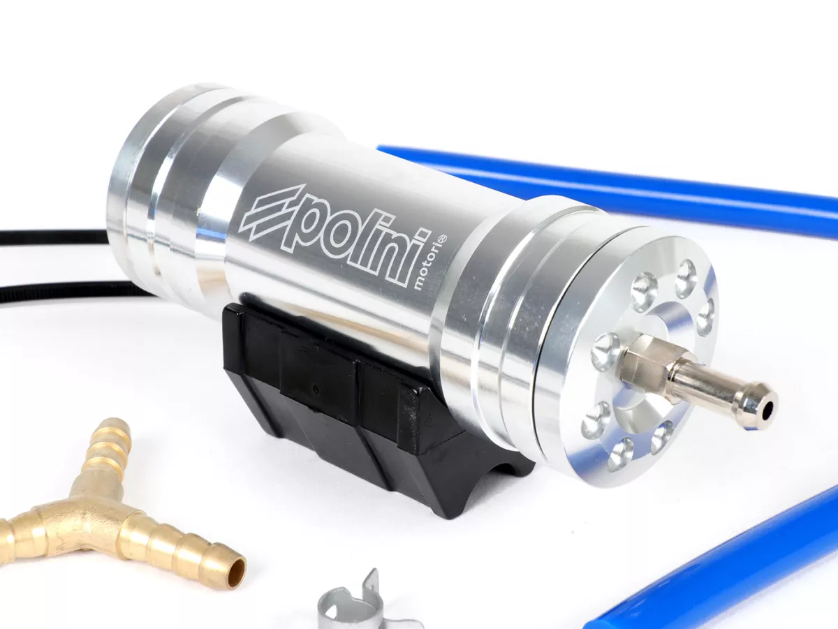 Boost fles -POLINI- CNC chroom