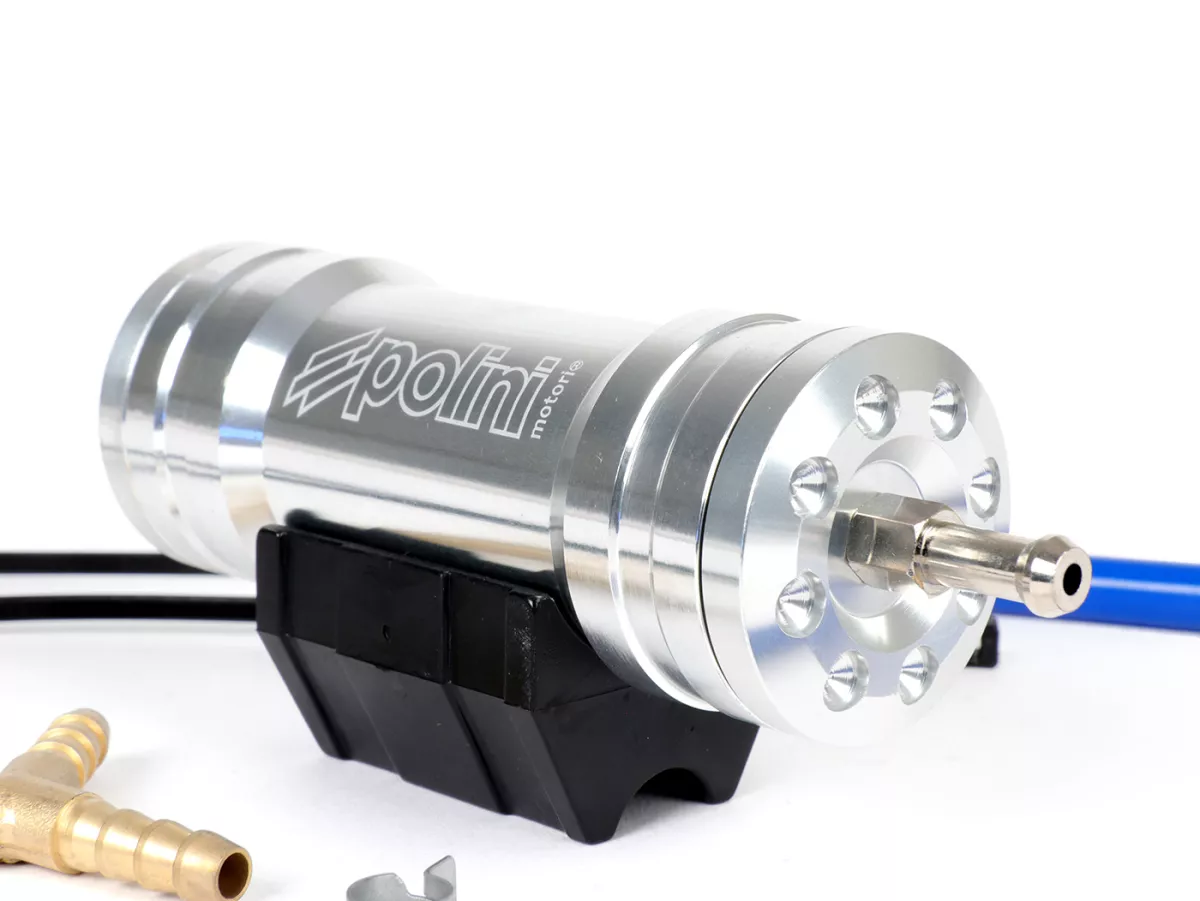 Boost fles -POLINI- CNC chroom