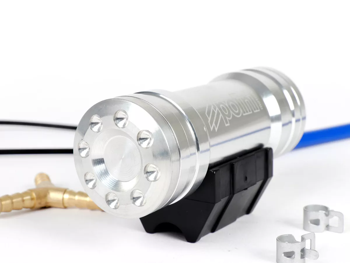 Boost fles -POLINI- CNC chroom