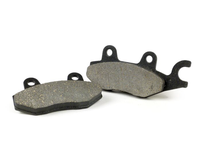 Pastillas de freno -POLINI 77,4x42,3/98,8x42,3mm- CAGIVA Elefant es decir 900ccm año 1991-1992 (h), DAELIM City Ace 110ccm año 2006 (), Roadwin 125ccm año 2003 (), DAELIM 4 ruedas ET Quad 250ccm año 2006 (vh), HONDA CBF 250ccm año 2004 (), Dream 50ccm año