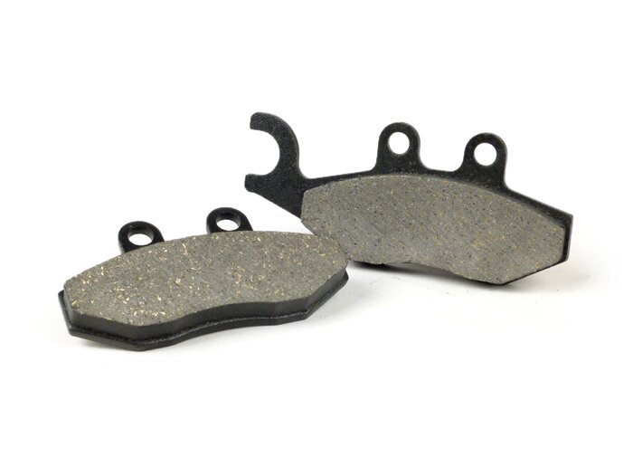 Brake pads -POLINI 76.8x41.8/96.9x41.2mm- Heng Tong (Ø12mm) - GTS300 HPE, Supertech, Supersport, Super Racing Sixties, Super Notte, Yacht Club, Touring, Super, GTV300 Sei Giorni, GT, GTL, GTS, Runner FX/FXR/VX/VXR 125-180-200, SP50, Fuoco 500, Nexus 125-2