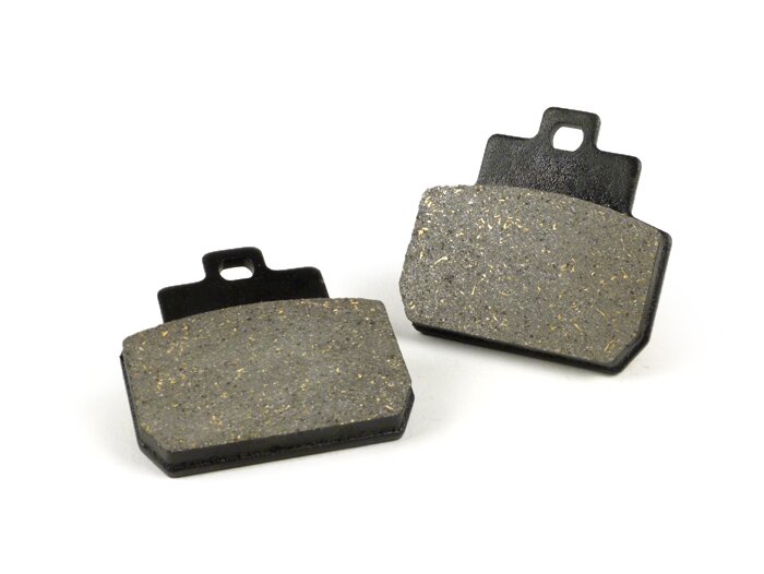 Bremsbeläge -POLINI 55.3x52.1mm- Piaggio Beverly 400 (2005-), Piaggio Beverly 500 (2005-), Piaggio MP3 125, Piaggio MP3 250, Piaggio X 8 125, Piaggio X 8 200, Piaggio X 9 125, Piaggio X 9 250 Evolution