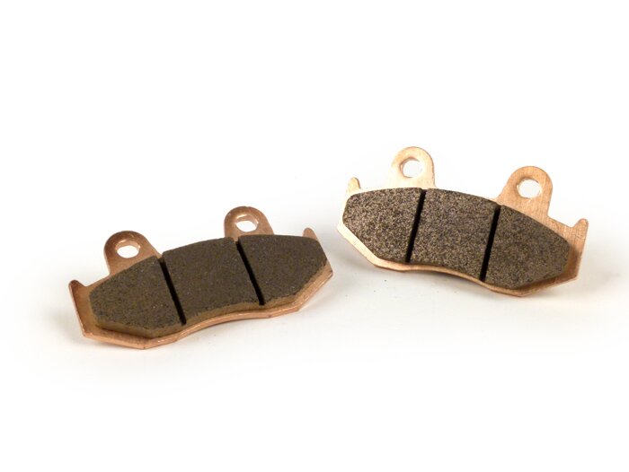 Brake pads -POLINI Sintered 81.6x42.6mm- Suzuki Burgman 250, Suzuki Burgman 400 (X, K3, K6)