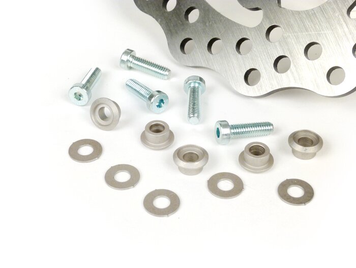 Cakram rem -POLINI Racing Floating Disc Ø200x97mm 5o- Cakram Vespa PX (1998-), Primavera 50-150cc, Sprint 50-150, LX50-150, LXV50-125, S50-150, ET2, ET4, PIAGGIO Fly 125-150, Sfera 50 RST, Zip 50 SP, Sfera 125 4T, Grimeca Classic NT, LML Star