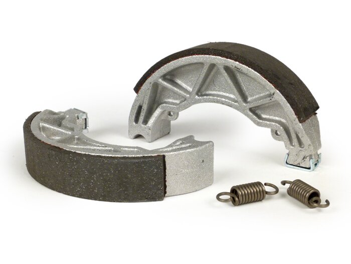 Sepatu rem -POLINI Ø = 140x25mm belakang- Runner 125 FX, 180 FXR 2-tak, Italjet Dragster 125 / 180, Hexagon LX 125, LXT 180, GT 250, Piaggio Skipper 125, Liberty 50/125/150/200, Piaggio Fly 125/150