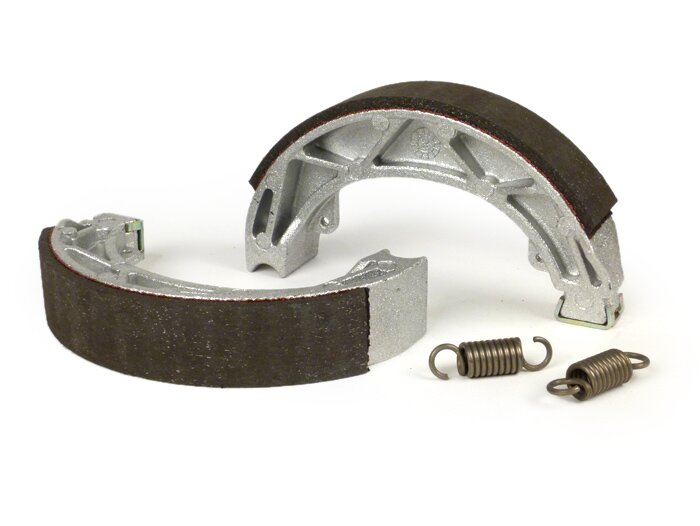 Sepatu rem -POLINI Ø = 140x25mm belakang- Piaggio Fly 50 2T, Piaggio Fly 50 4T (2V), Piaggio Liberty 50 2T, Piaggio Liberty 50 4T (2V), Piaggio Liberty 50IE 4T (IGET 3V), Malaguti Centro 50 4T (4V), Malaguti Centro 50 Sl, Malaguti Ciak 50 4T (4V)
