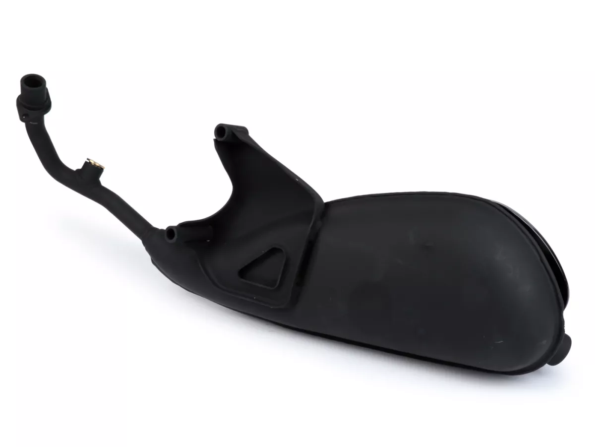Knalpot -POLINI- sistem lengkap - Vespa Sprint 50 4T, Primavera 50 4T - Euro3, Euro4, Euro5 - hitam