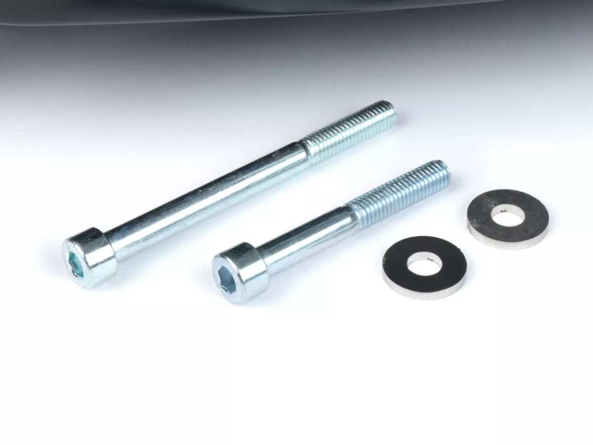 Knalpot -POLINI- sistem lengkap - Vespa Sprint 50 4T, Primavera 50 4T - Euro3, Euro4, Euro5 - hitam