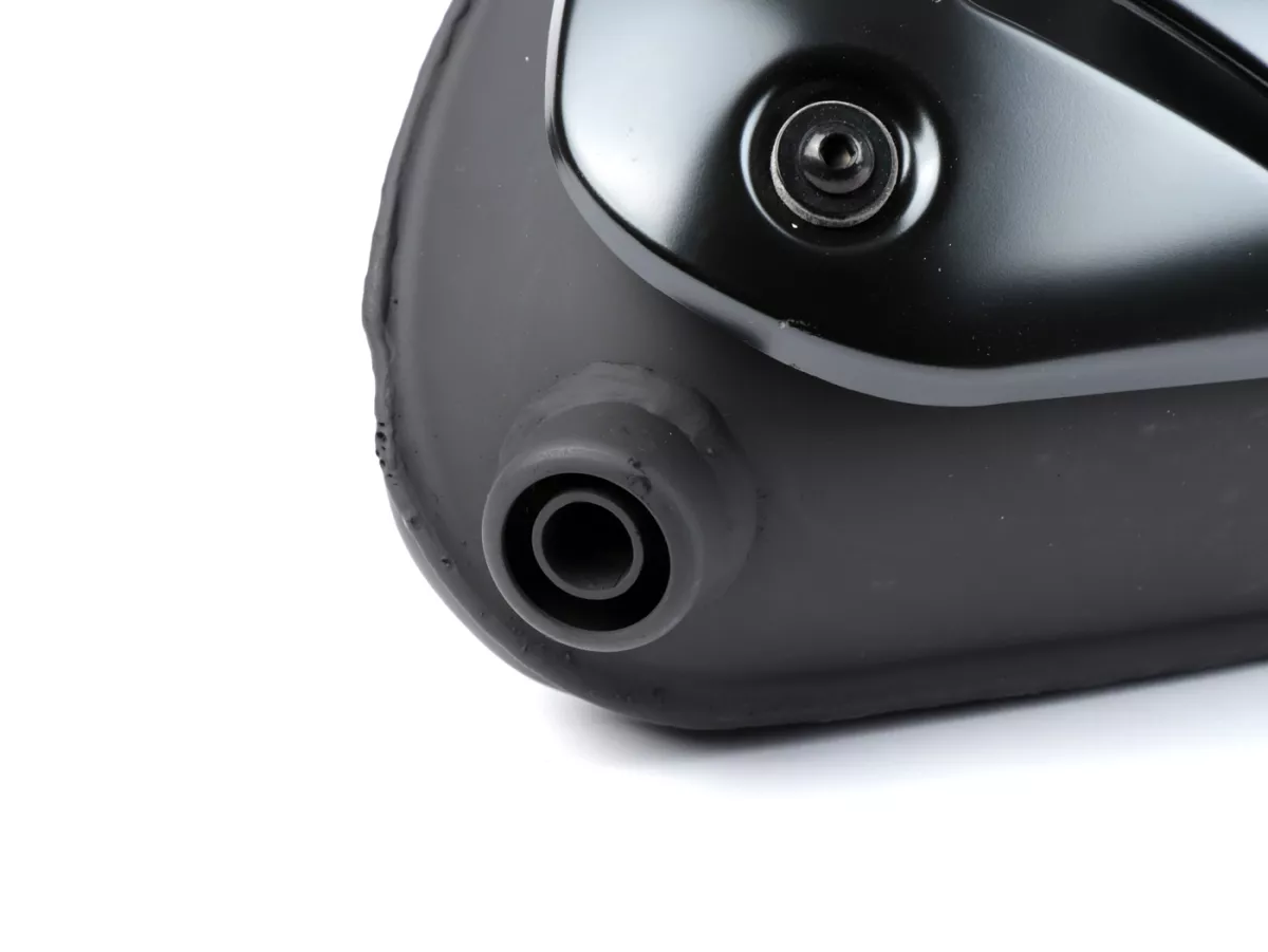 Knalpot -POLINI- sistem lengkap - Vespa Sprint 50 4T, Primavera 50 4T - Euro3, Euro4, Euro5 - hitam