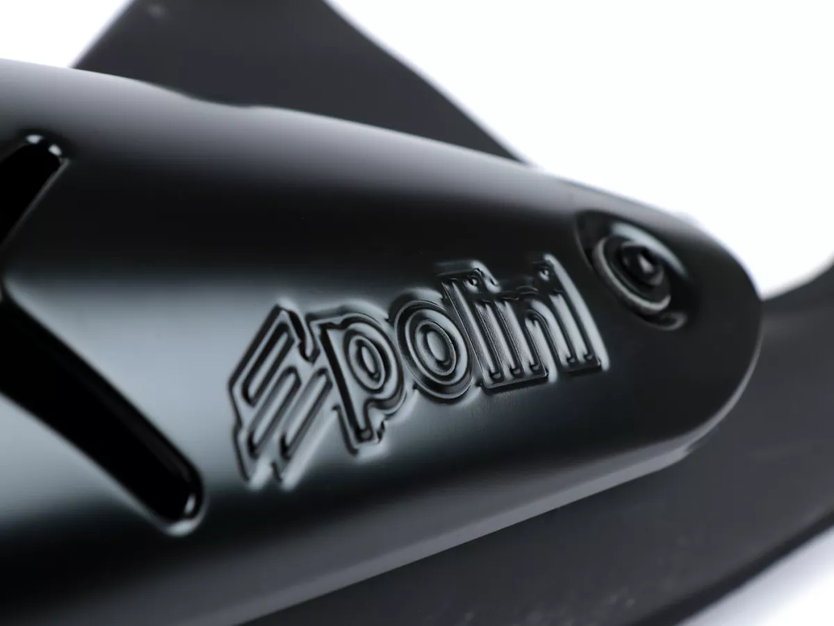 Knalpot -POLINI- sistem lengkap - Vespa Sprint 50 4T, Primavera 50 4T - Euro3, Euro4, Euro5 - hitam