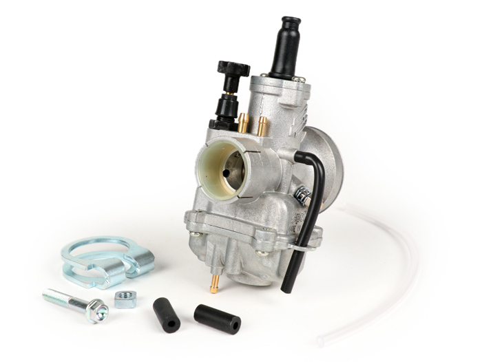 Carburateur -POLINI- CP 17,5mm - Ø connexion=24mm - connexion par collier de serrage