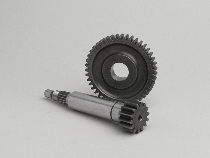 Primary gears -POLINI- Yamaha 50cc (type CT) - 14/43 =1: 3.07 - YAMAHA CT 50, Beluga 50, MBK Sorriso 50, ITALJET Pista 50, Bazooka 50, GARELLI Pony 50