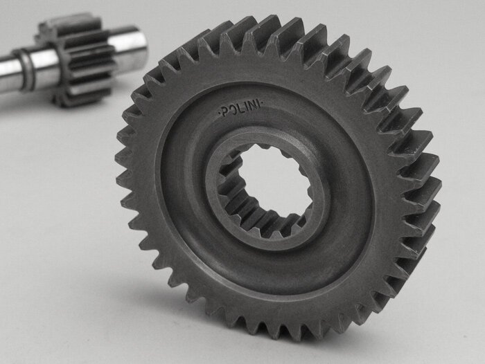 Växellåda sekundär -POLINI- Morini 50 ccm AC & LC (Typ AH) - 14/40 = 1:2.86
