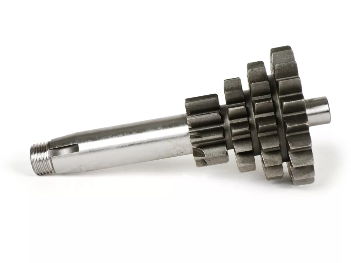 Gear cluster -POLINI- Vespa V50, PV125, ET3, PK50, PK80, PK125 S-XL - 10-14-17-20 teeth (used with genuine gear box, shortens 3rd and 4th gear)