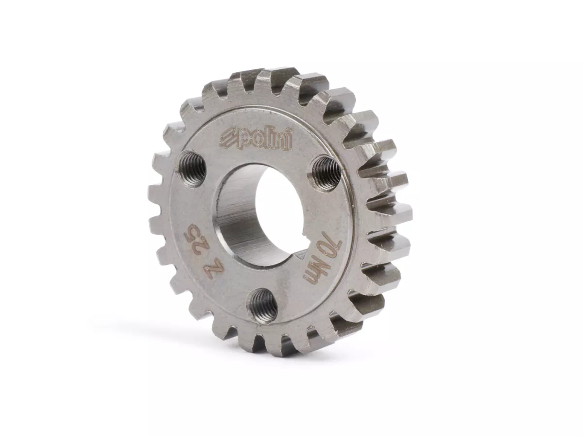 Pinion primer -POLINI 2.56->2.76- Vespa V50, PV125, ET3, PK50, PK80, PK125 - 25 gigi (bergigi lurus)