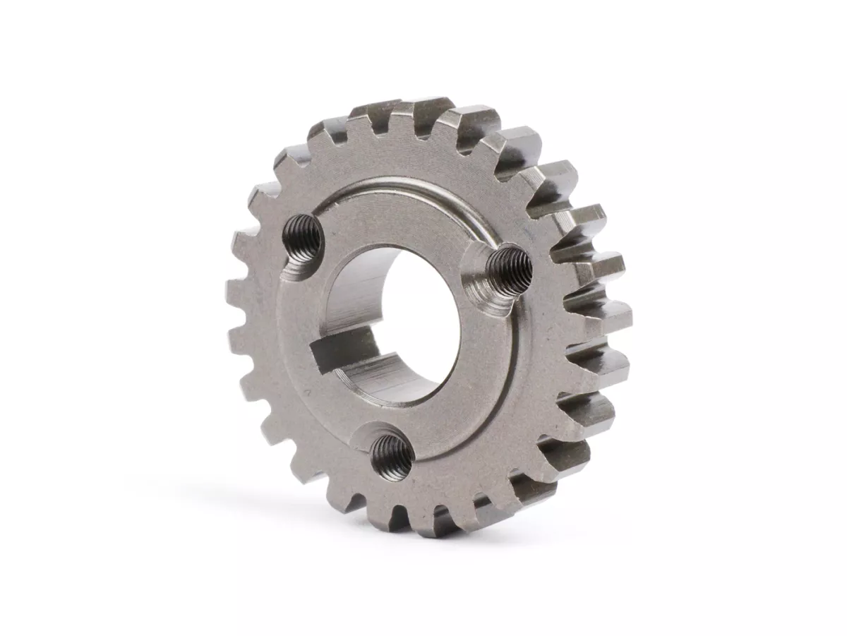 Pinion primer -POLINI 2.56->2.76- Vespa V50, PV125, ET3, PK50, PK80, PK125 - 25 gigi (bergigi lurus)