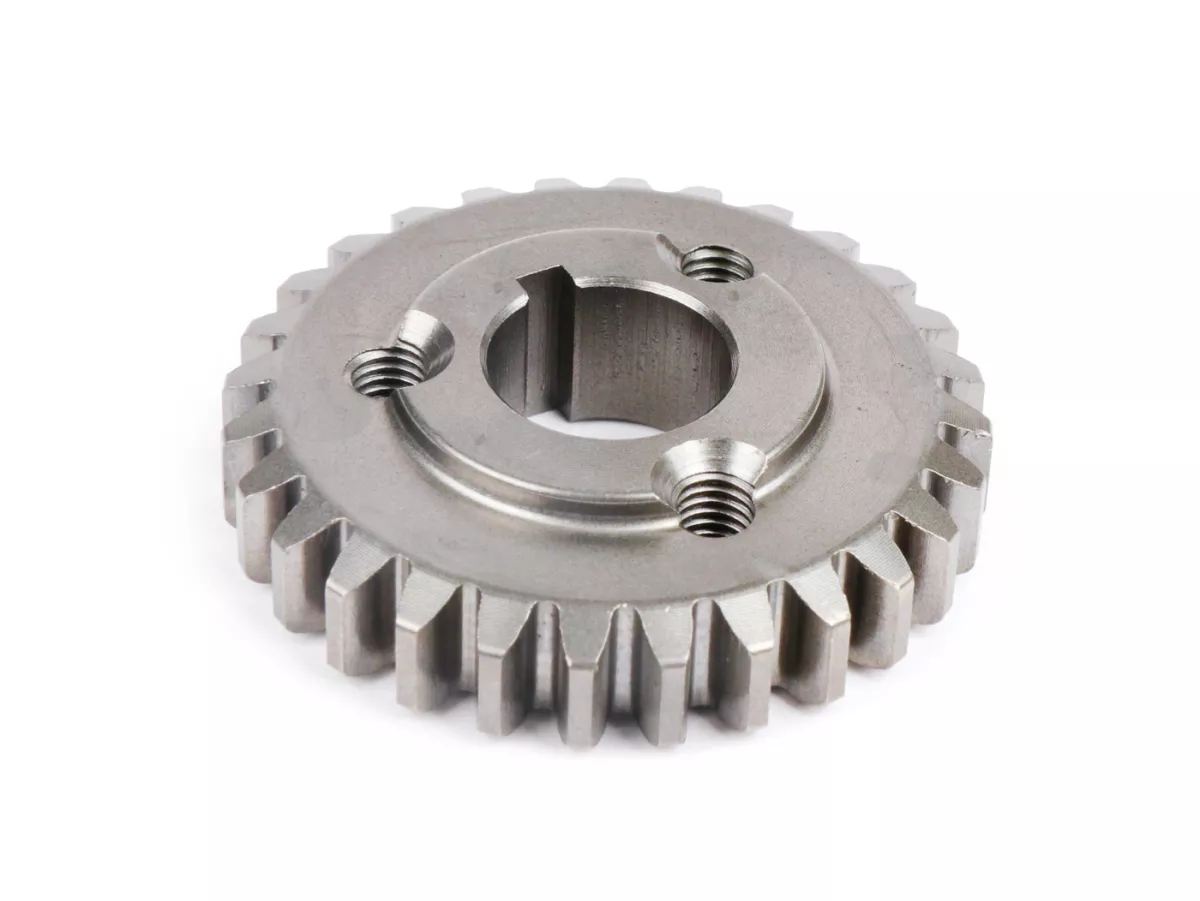 Pignone primario -POLINI 2.56->2.46- Vespa V50, PV125, ET3, PK50, PK80, PK125 - 26 denti (dentatura diritta)