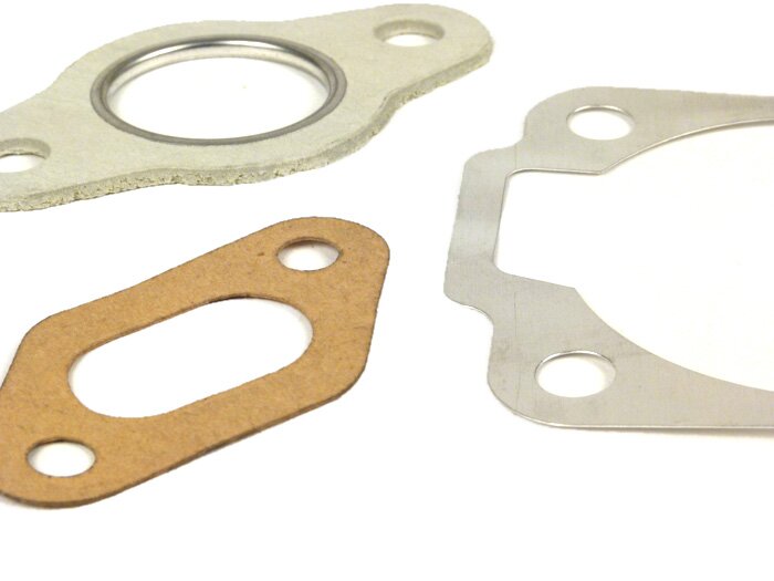 Cylinder gasket set -POLINI cast iron  133cc- Vespa PK80, PK125 - without head gasket