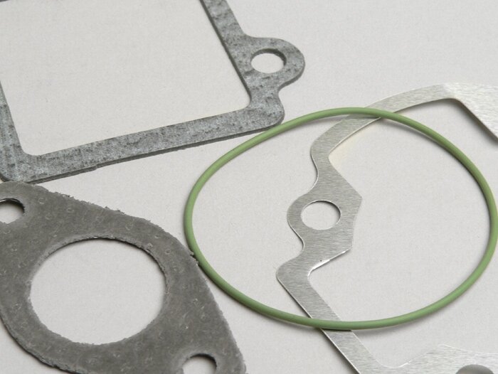 Cylinder gasket set -POLINI 70cc- Minarelli 50cc AC (vertical cylinder) - BOOSTER, BUMP50, BWS50, SLIDER50, SPY, SR50 (-1994), STUNT, ZUMA50, AMICO
