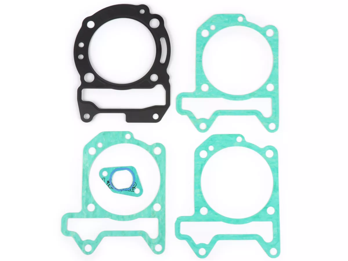 Jeu joints de cylindre -POLINI 294cc Ø=77,0mm - Piaggio Quasar 300cc - Vespa GTS300 i.E., GTS300 Super i.E., GTS300 Super Sport i.E., GTV300 i.E., Piaggio Beverly 300 i.E., Carnaby 300 i.E., MP3 i.E., Gilera Nexus 300 i.E., Derbi Rambla 300 i.E., Aprilia