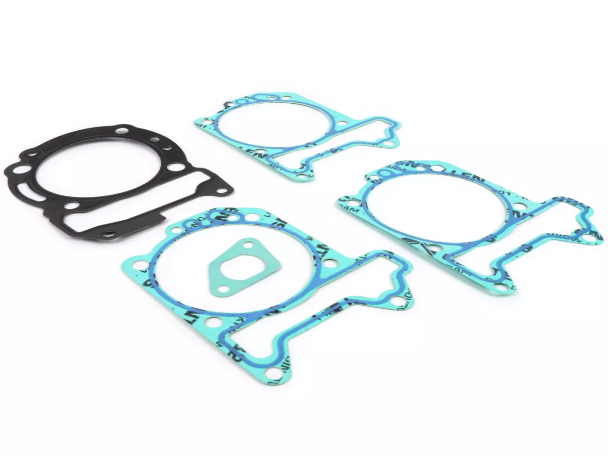 Jeu joints de cylindre -POLINI 294cc Ø=77,0mm - Piaggio Quasar 300cc - Vespa GTS300 i.E., GTS300 Super i.E., GTS300 Super Sport i.E., GTV300 i.E., Piaggio Beverly 300 i.E., Carnaby 300 i.E., MP3 i.E., Gilera Nexus 300 i.E., Derbi Rambla 300 i.E., Aprilia