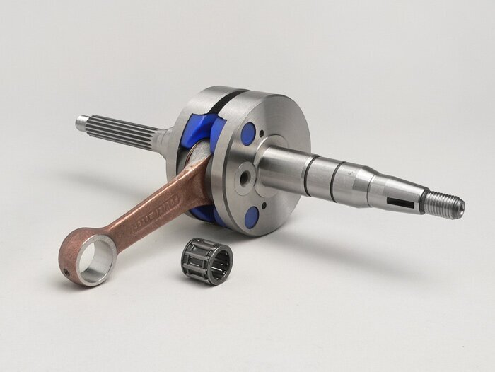 Cigüeñal -POLINI Evolution- Minarelli 50 ccm horizontal (para bulón de pistón de 12mm)