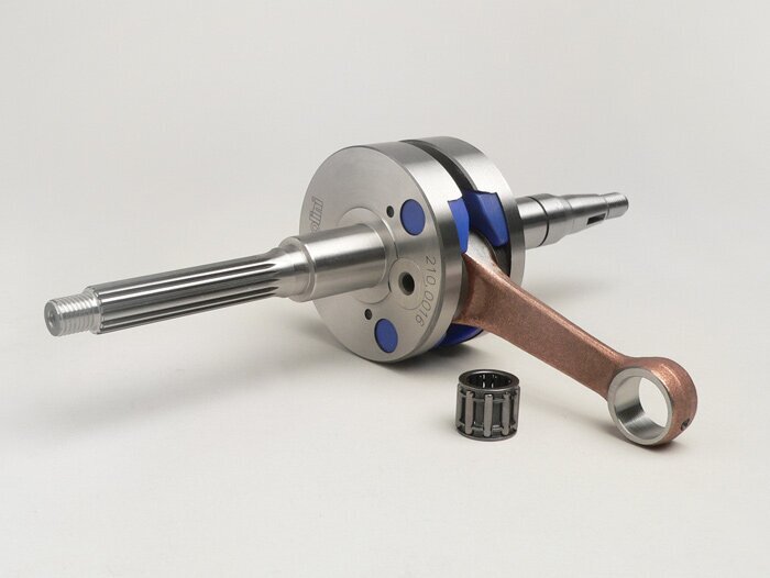 Cigüeñal -POLINI Evolution- Minarelli 50 ccm horizontal (para bulón de pistón de 12mm)