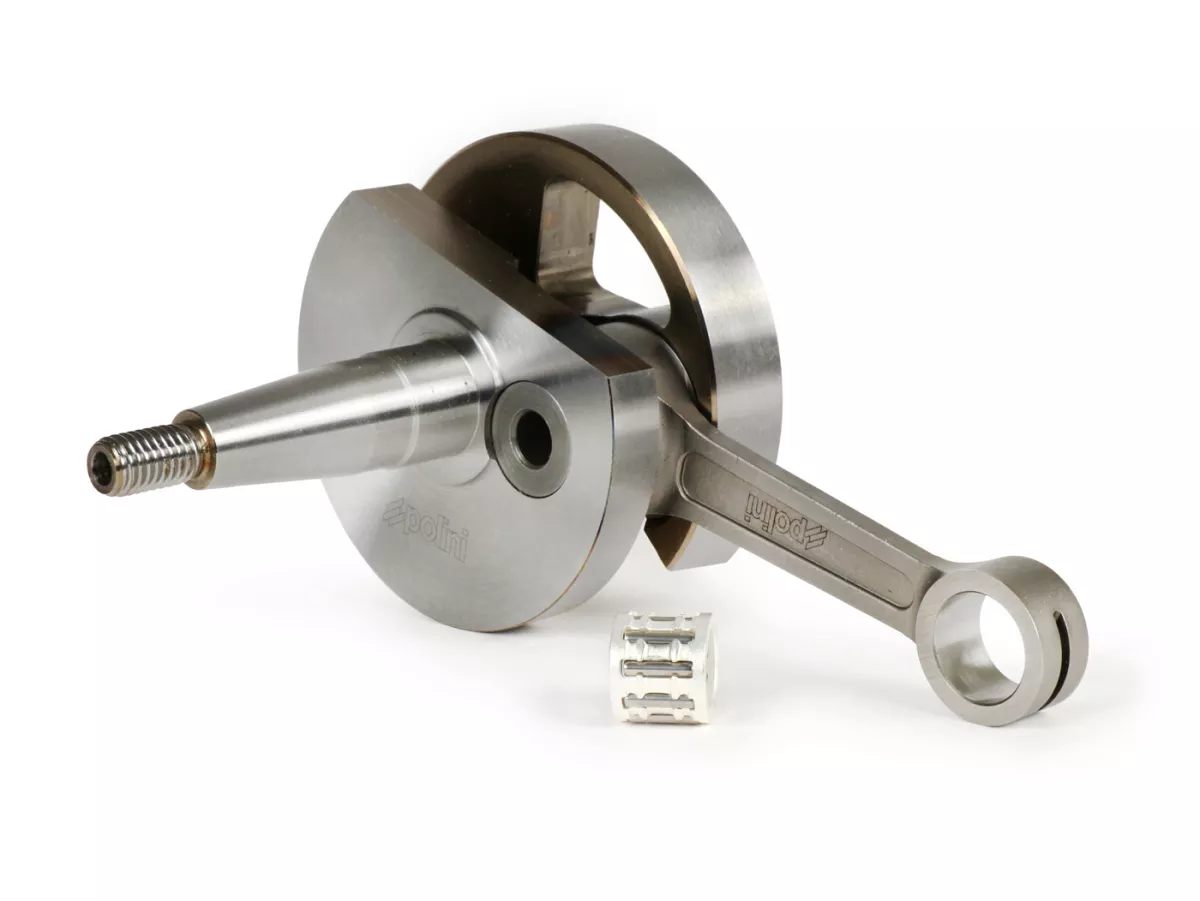 Albero motore -POLINI (cursore rotante)- Vespa V50, PK50 S (cono Ø 19mm)
