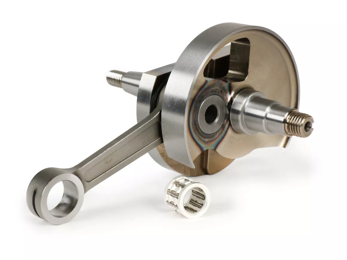 Albero motore -POLINI (cursore rotante)- Vespa V50, PK50 S (cono Ø 19mm)