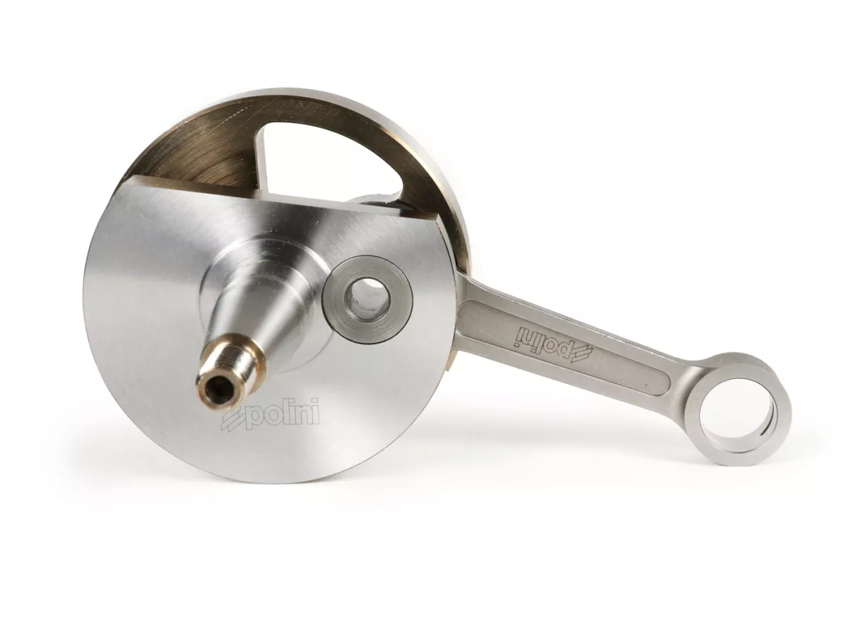Albero motore -POLINI (cursore rotante)- Vespa V50, PK50 S (cono Ø 19mm)