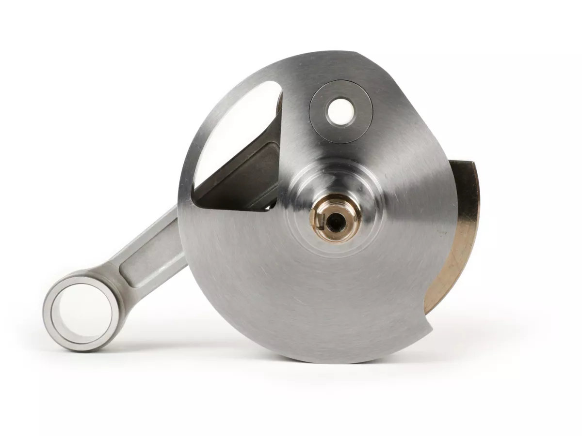 Crankshaft -POLINI Racing (rotary valve) 60mm stroke- Vespa PX125, PX150, Cosa 125