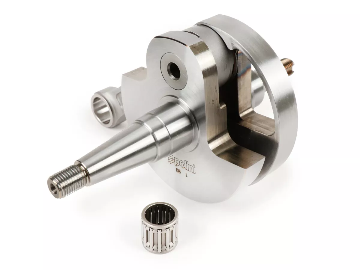 Crankshaft -POLINI Racing (rotary valve) 60mm stroke- Vespa PX125, PX150, Cosa 125