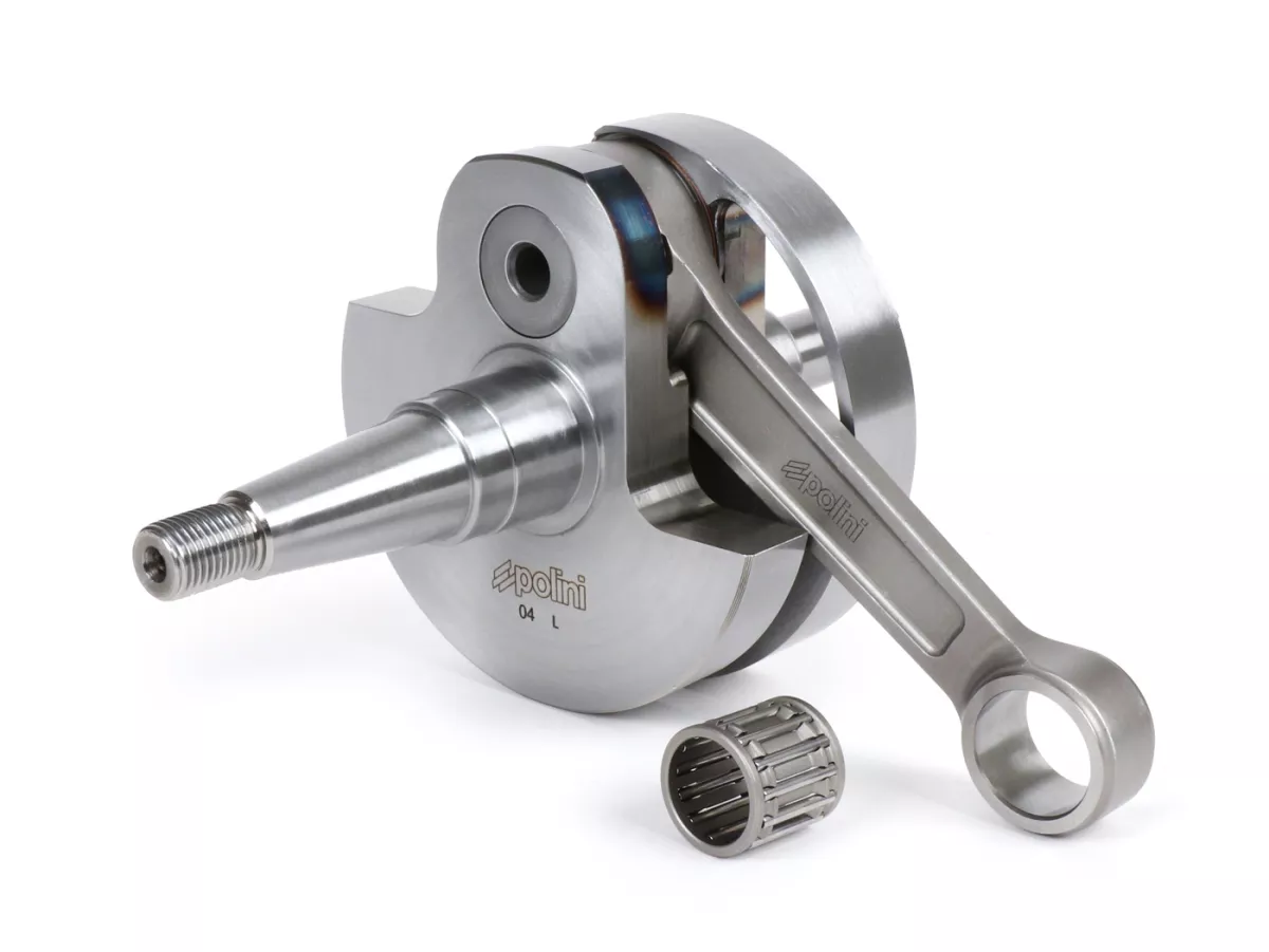 Vilebrequin -POLINI Racing (valve rotative) course de 57mm- Vespa PX200, Cosa 200