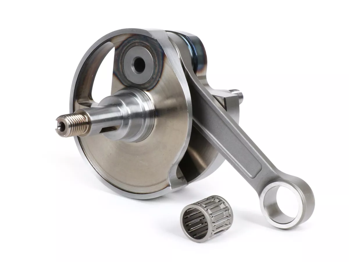 Vilebrequin -POLINI Racing (valve rotative) course de 57mm- Vespa PX200, Cosa 200