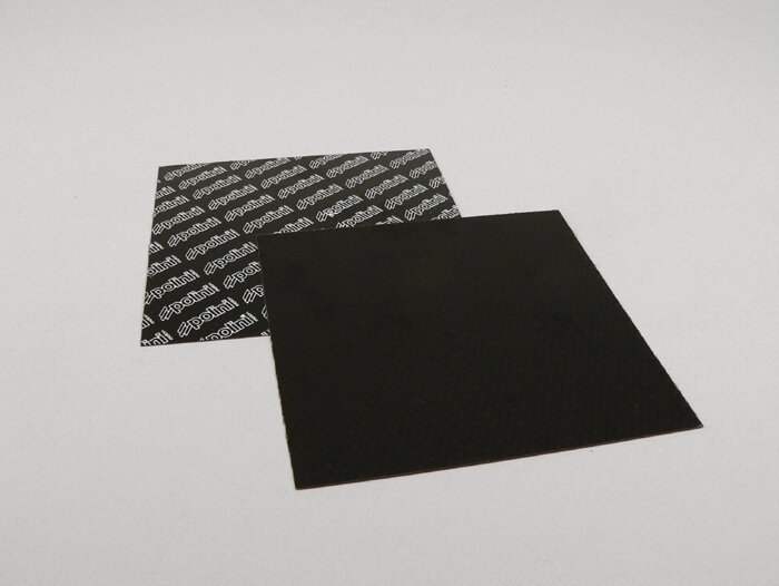 Reed petal material -POLINI- 110x110mm carbon fibre - 0.40mm