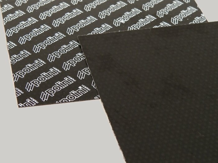 Reed petal material -POLINI- 110x110mm carbon fibre - 0.40mm