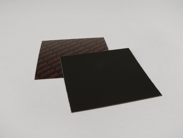 Reed petal material -POLINI- 110x110mm carbon fibre - 0.45mm