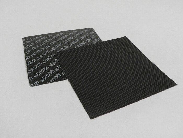 Reed petal material -POLINI- 110x110mm carbon fibre - 0.33mm