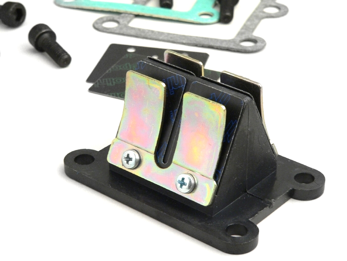 Colector de admisión -POLINI Big Valve- Minarelli 50 cc (vertical) - BOOSTER, BUMP50, BWS50, SLIDER50, SPY, SR50 (-1994), STUNT, ZUMA50, AMICO
