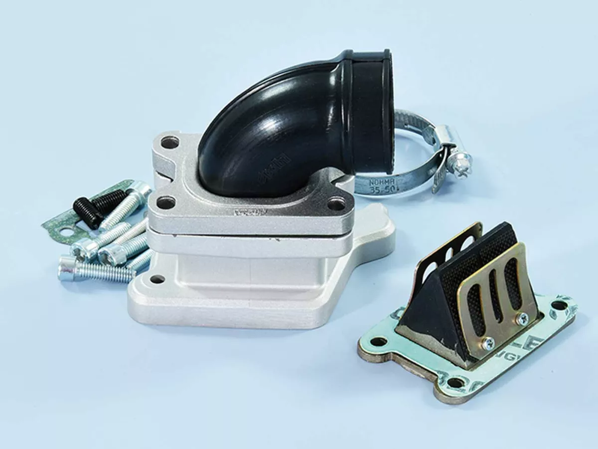 Manifold intake - manifold intake diafragma -Diafragma POLINI 360° - Vespa PX80, PX125, PX150, T5, Cosa 125-200 - AW = Ø34mm (karburator Ø28-30mm - PHBH, VHSH, PWK28, TMX30, Smartcarb 26-28)