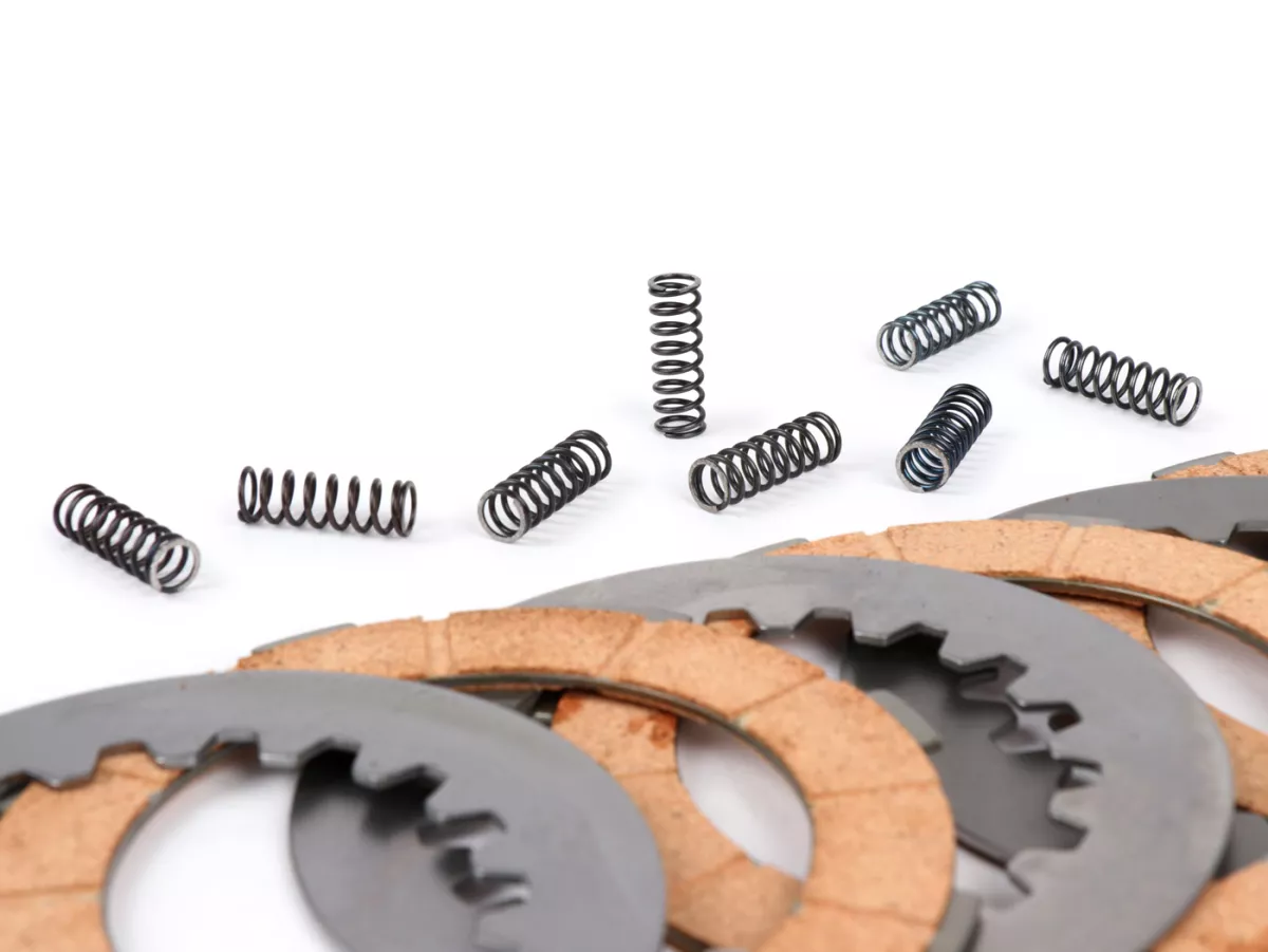 Clutch friction plate set -POLINI Vespa Cosa2- 4 friction plates (incl. steel plates and springs)