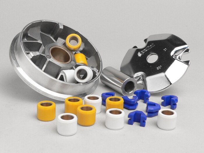 Variator-Kit -POLINI Speedcontrol- Peugeot 50 cc horizontal (carburator) - JETFORCE50 C-TECH, JETFORCE50 TSDI, SPEEDFIGHT3 50 AC (2T), VIVACITY50 NEW (2T), LUDIX